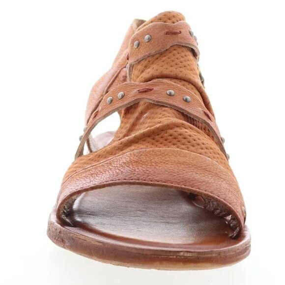 NEW MIZ MOOZ Leather Francy Flat Sandals Nutmeg for women 252 - Picture 7 of 14